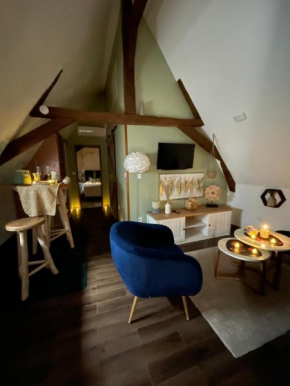 Grande chambre confortable
